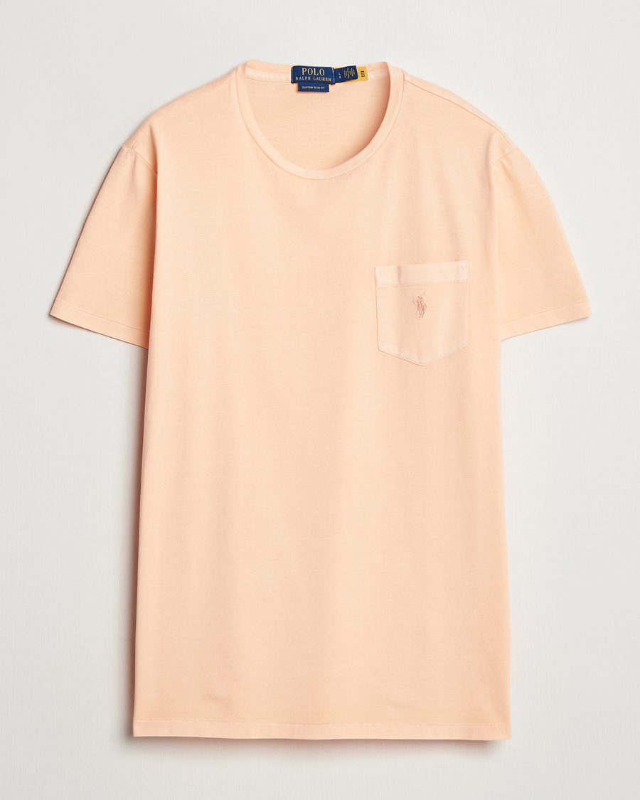 Heren | T-shirts | Polo Ralph Lauren | Crew Neck Pocket T-Shirt Amber