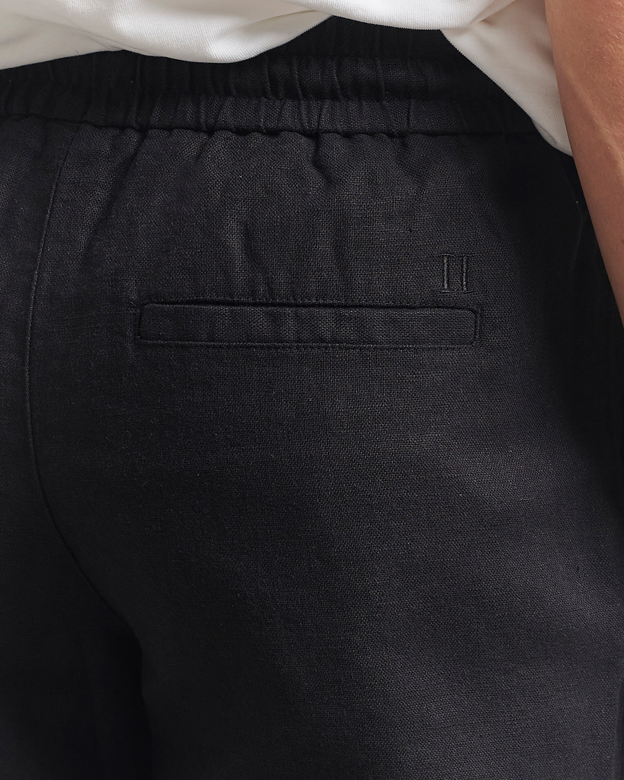 Heren | Broeken | LES DEUX | Patrick Linen Pants Black