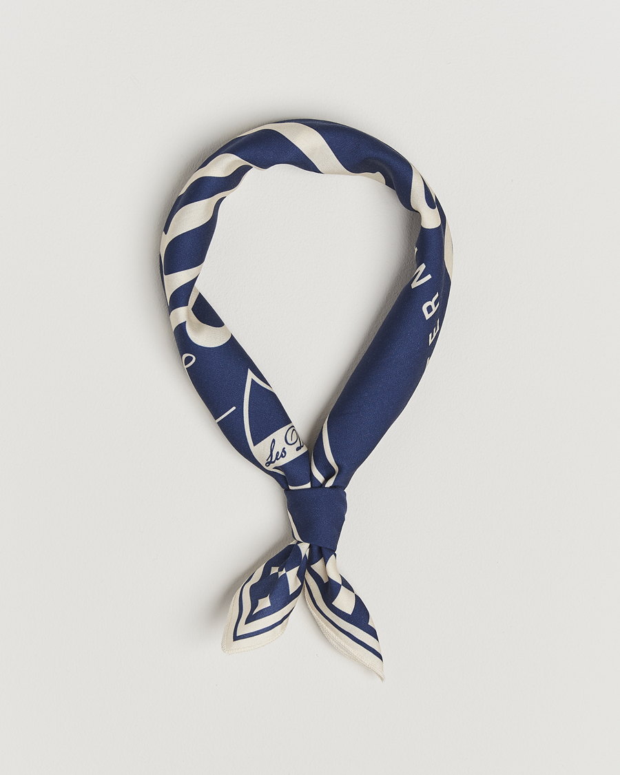 Heren | Les Deux Goods Tencel Neckercheif Blue | LES DEUX | Goods Tencel Neckercheif Blue
