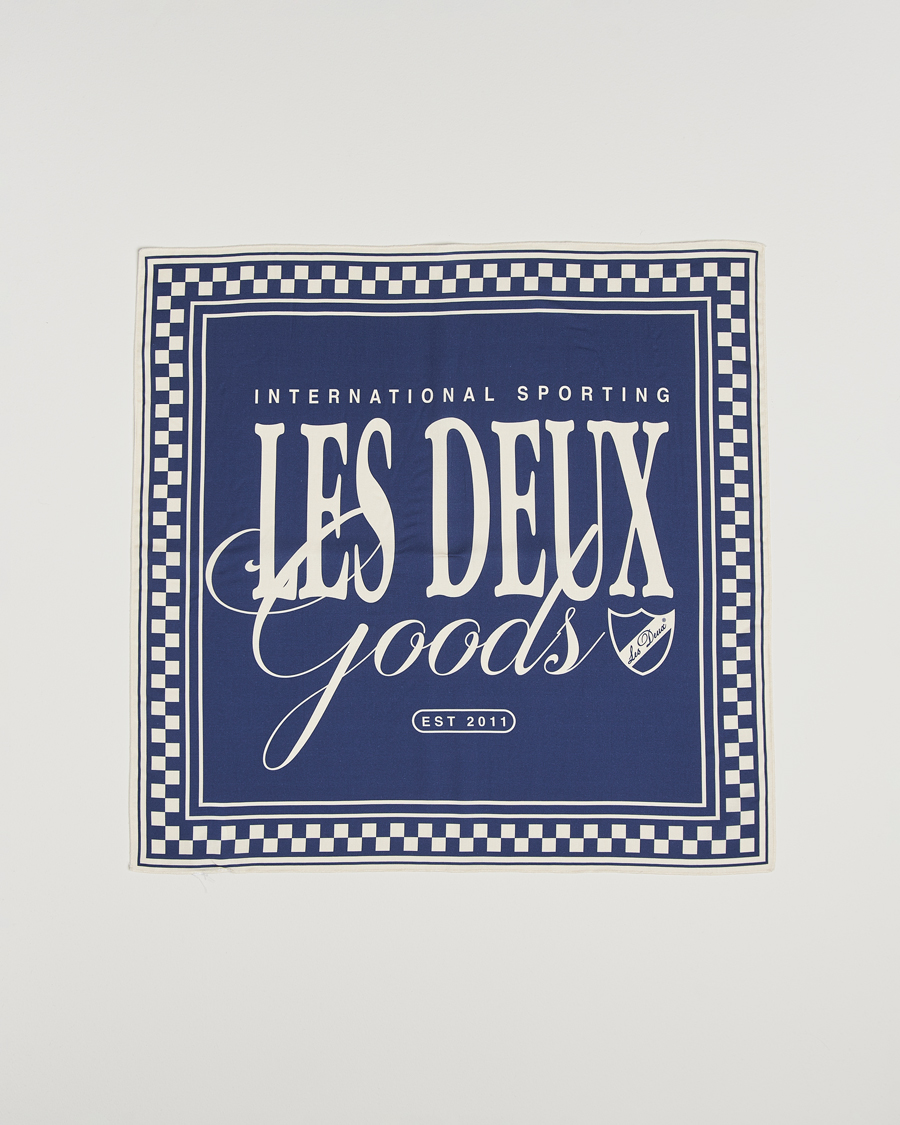 Heren | Les Deux Goods Tencel Neckercheif Blue | LES DEUX | Goods Tencel Neckercheif Blue