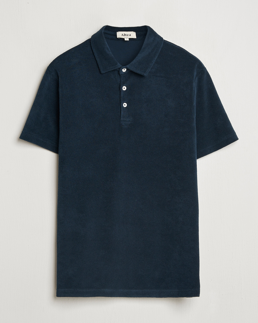 Heren | Polo's | Altea | Terry Cotton Polo Navy