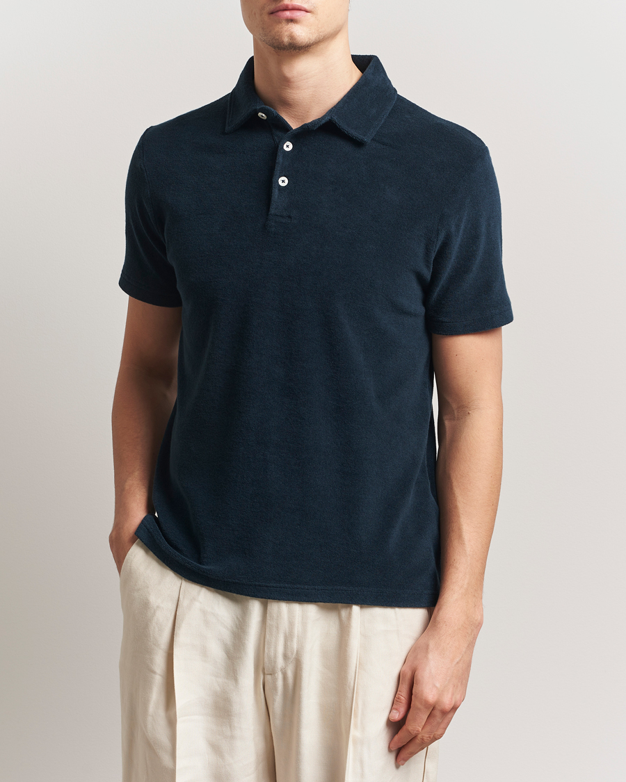 Heren | Polo's | Altea | Terry Cotton Polo Navy