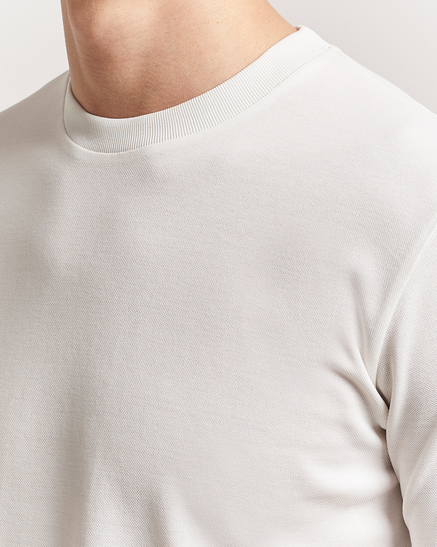 Heren | T-shirts | Altea | Jersey Piquet T-Shirt Off White