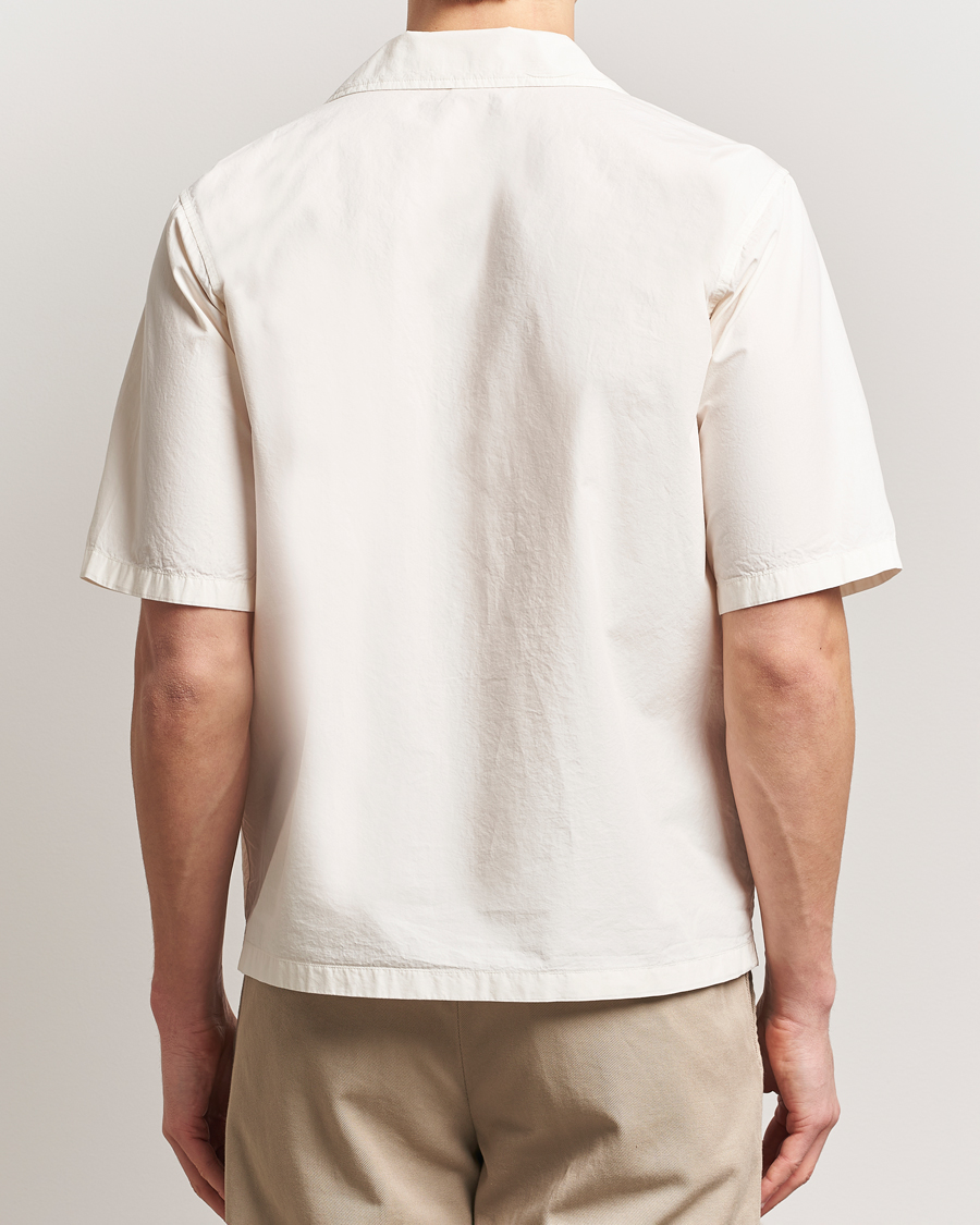 Heren | Overhemden | Aspesi | Short Sleeve Utility Shirt Light Beige