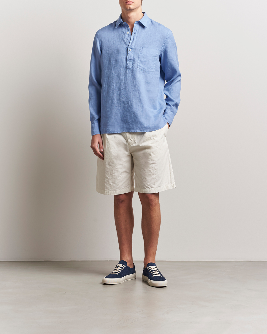 Heren | Korte broek | Aspesi | Pleated Cotton Shorts Light Beige