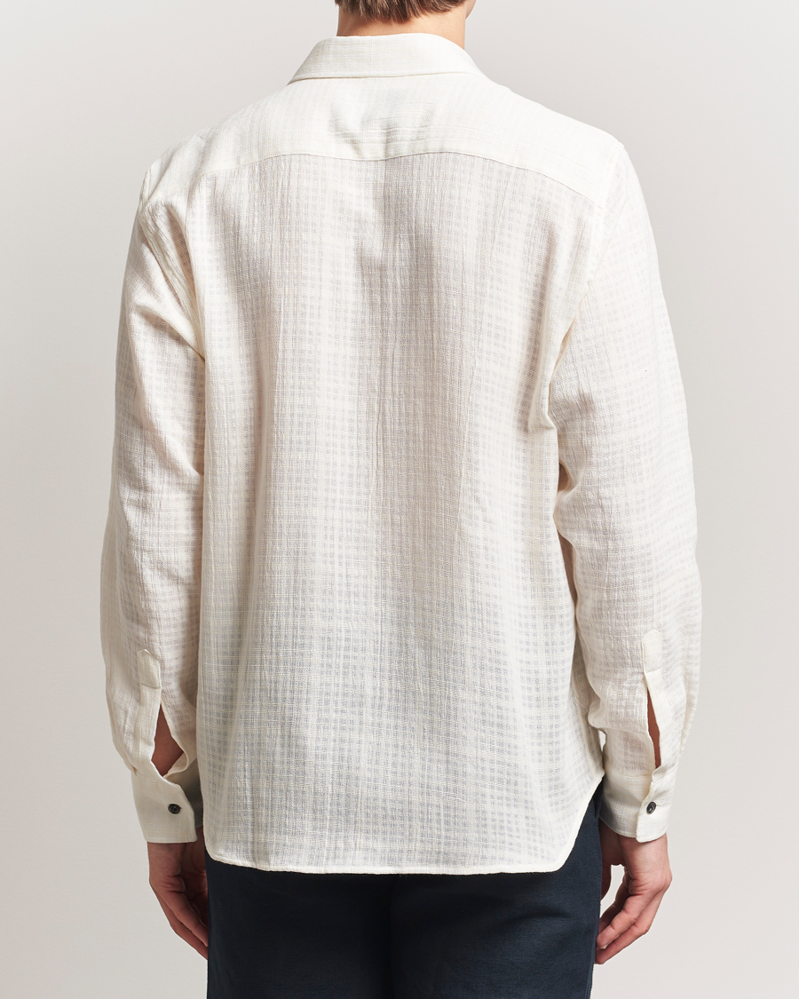 Heren | Overhemden | Peregrine | Cotton Resort Shirt White