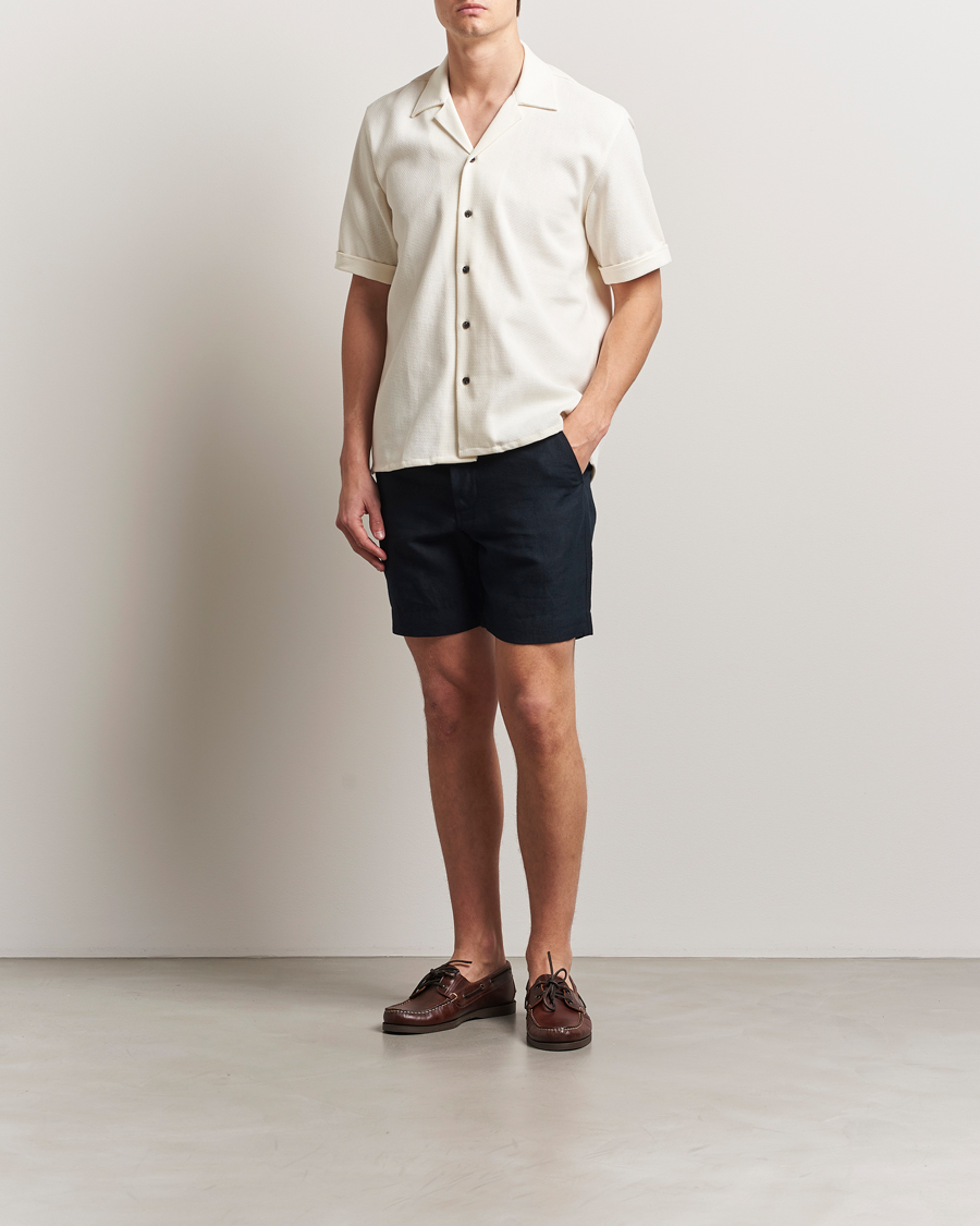 Heren | Overhemden | Peregrine | Quay Cuban Collar Shirt White