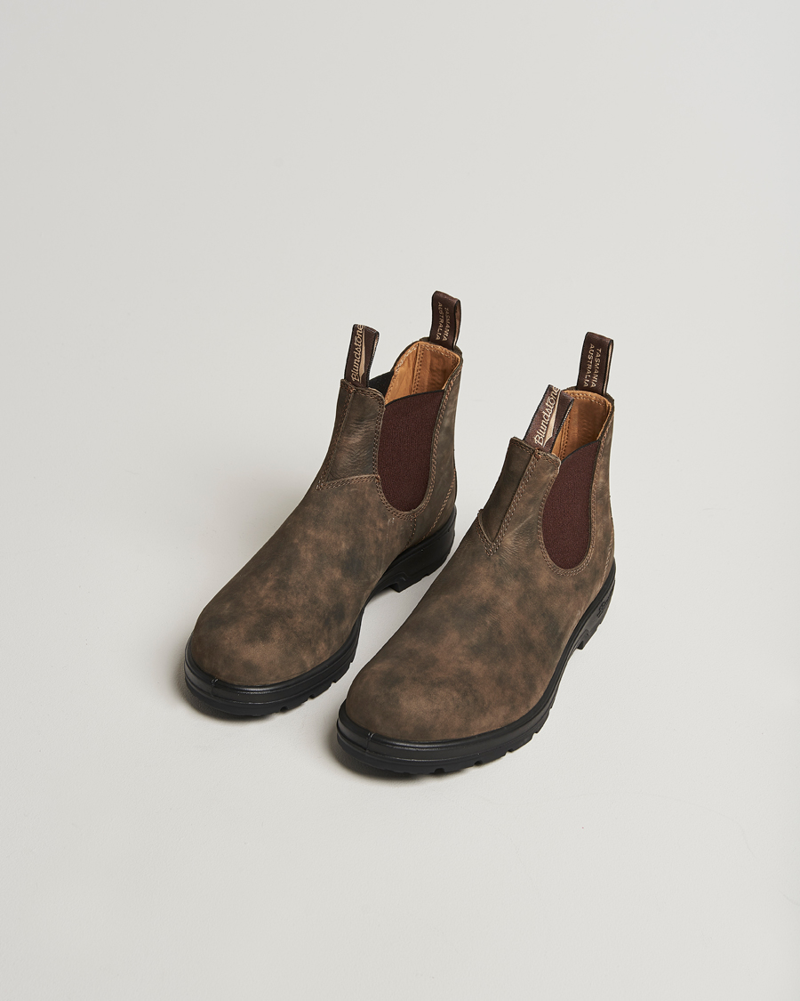 Heren | Laarzen | Blundstone | 585 Original Leather Chelsea Boot Rustic Brown