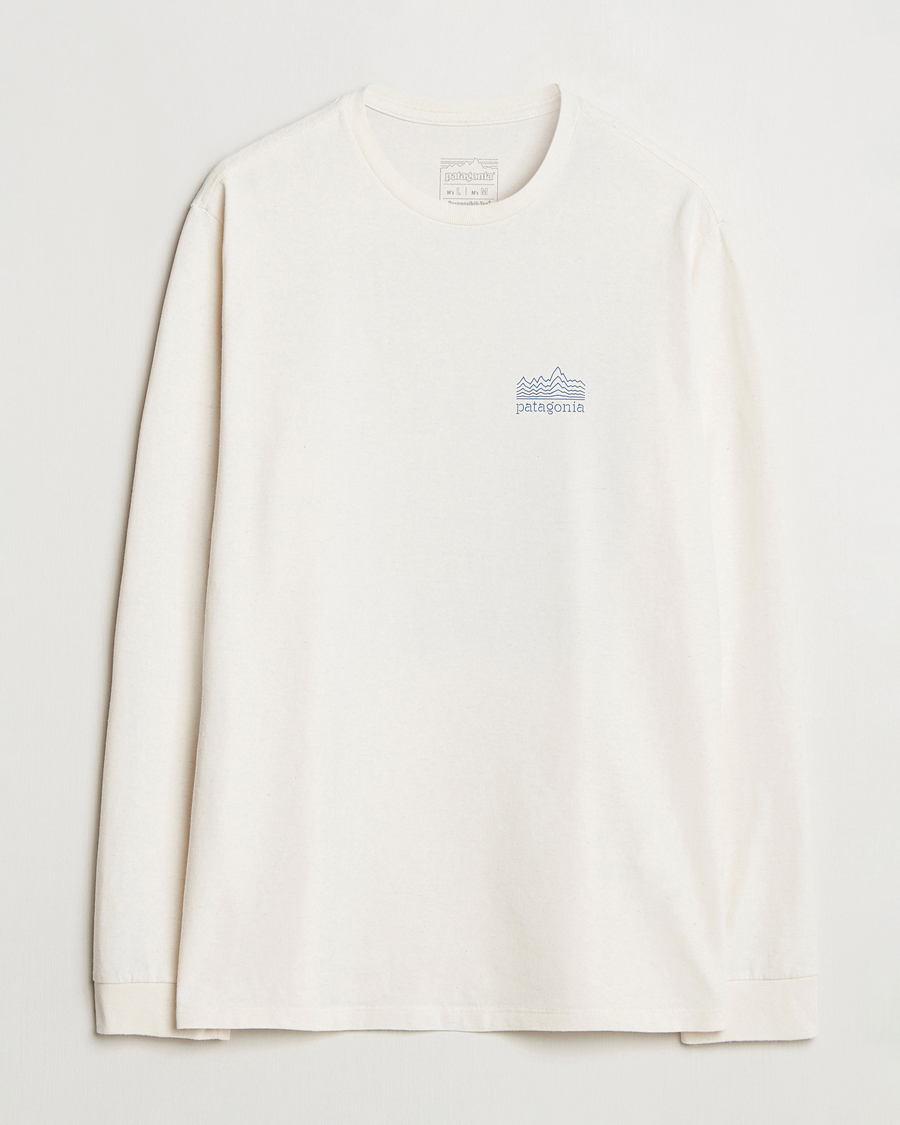Heren | T-shirts | Patagonia | Strataspire Responsibili LS T-Shirt Birch White
