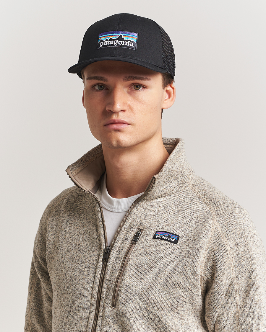 Heren | Hoeden en petten | Patagonia | PatagoniaP-6 Logo Trucker HatBlack