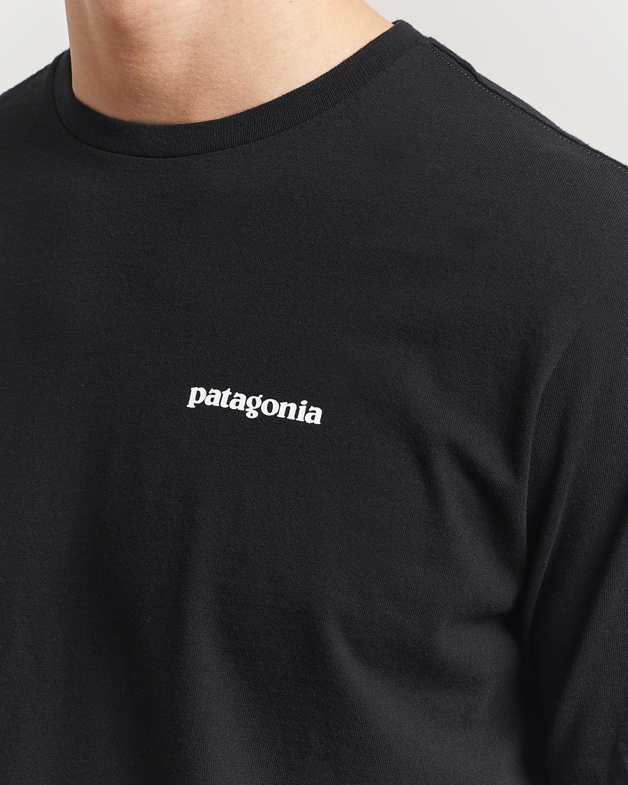 Heren | T-shirts | Patagonia | P-6 Logo T-Shirt Black