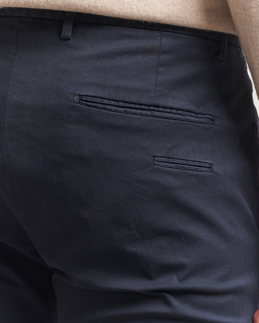 Heren | Broeken | Briglia 1949 | Slim Fit Cotton Chinos Navy