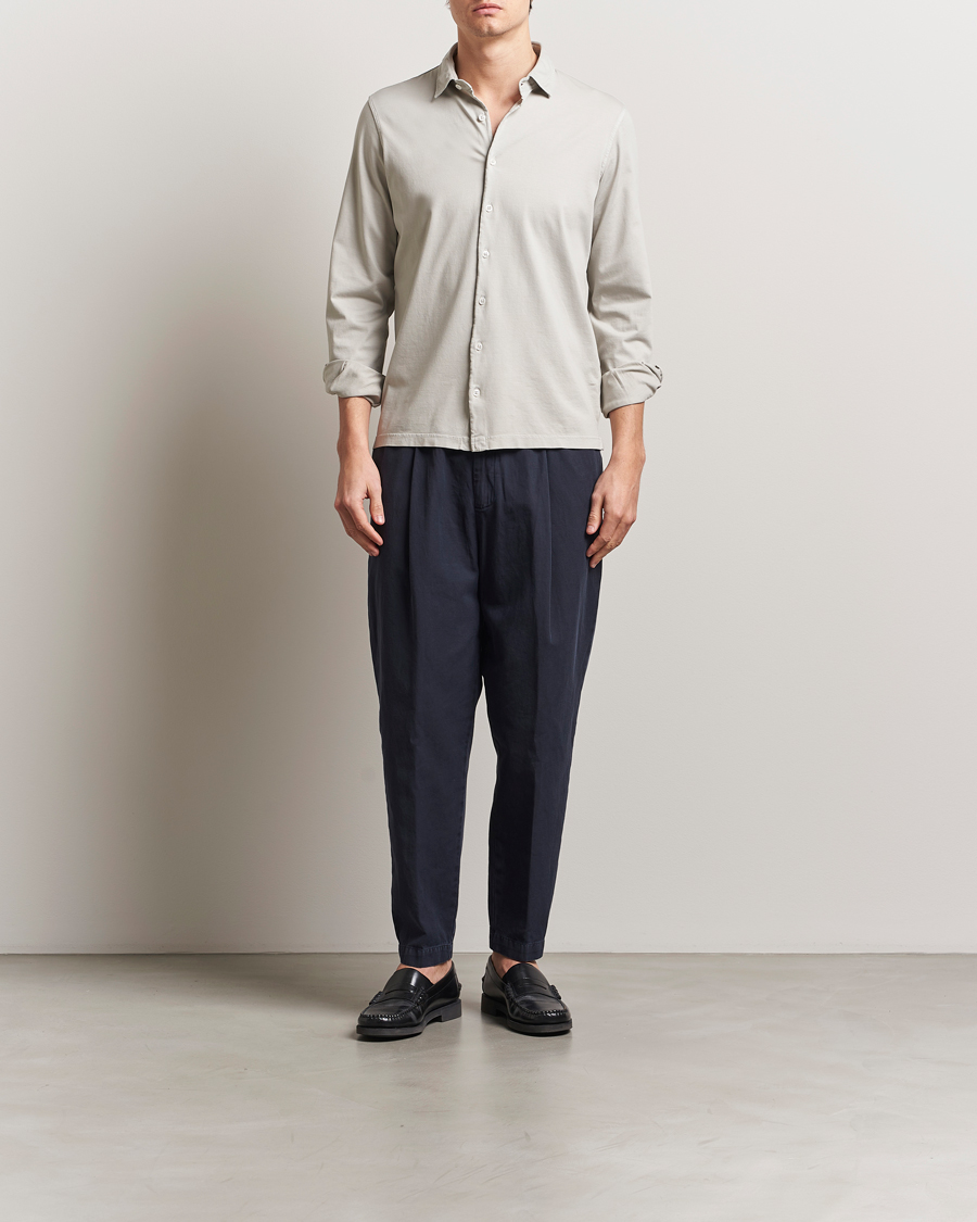 Heren | Broeken | Briglia 1949 | Cotton/Linen Drawstring Pants Navy