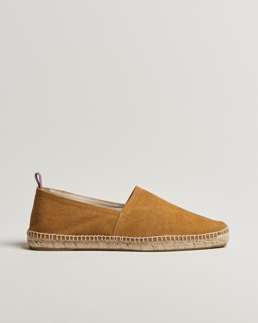 Heren | Espadrilles | Castañer | Pablo Washed Canvas Espadrilles Ambar