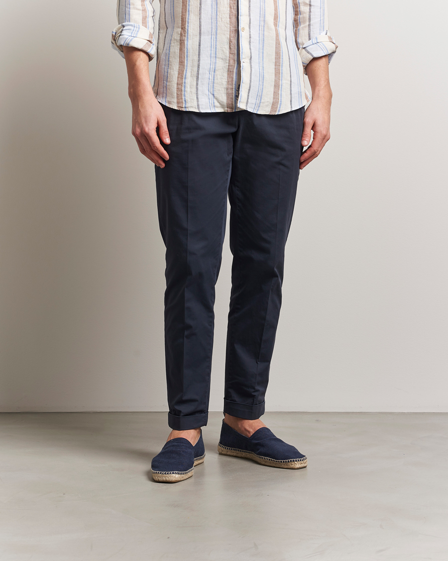 Heren | Espadrilles | Castañer | Pablo Washed Canvas Espadrilles Azul Marino