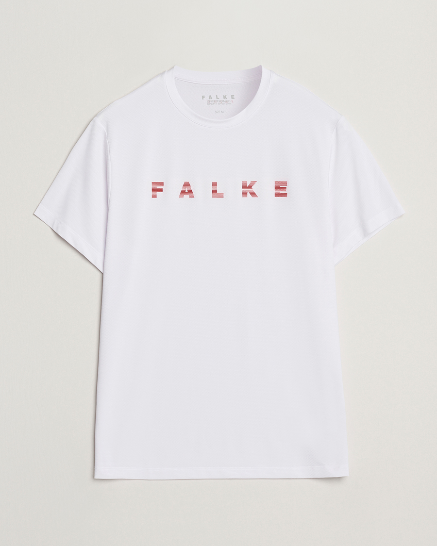 Heren | T-shirts | Falke Sport | Training T-Shirt White