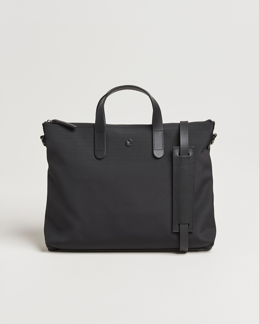 Heren | Tassen | Mismo | M/S Canvas Slim Brief Eclipse Black/Black