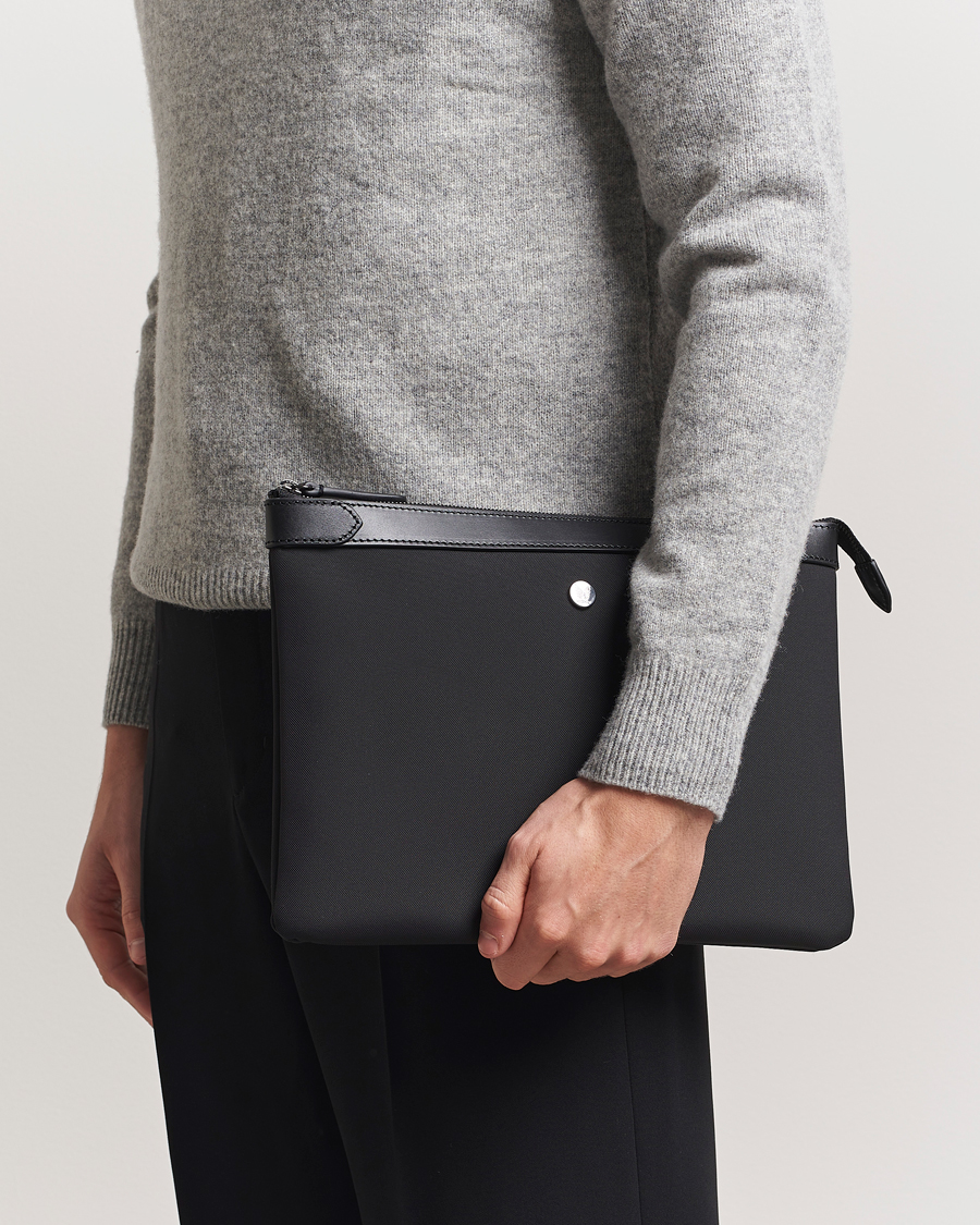 Heren | Tassen | Mismo | M/S Nylon Pouch Large Eclipse Black/Black