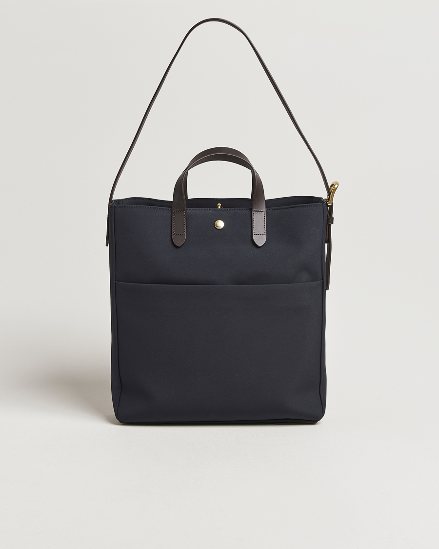 Heren | Tassen | Mismo | M/S Field Tote Navy/Dark Brown