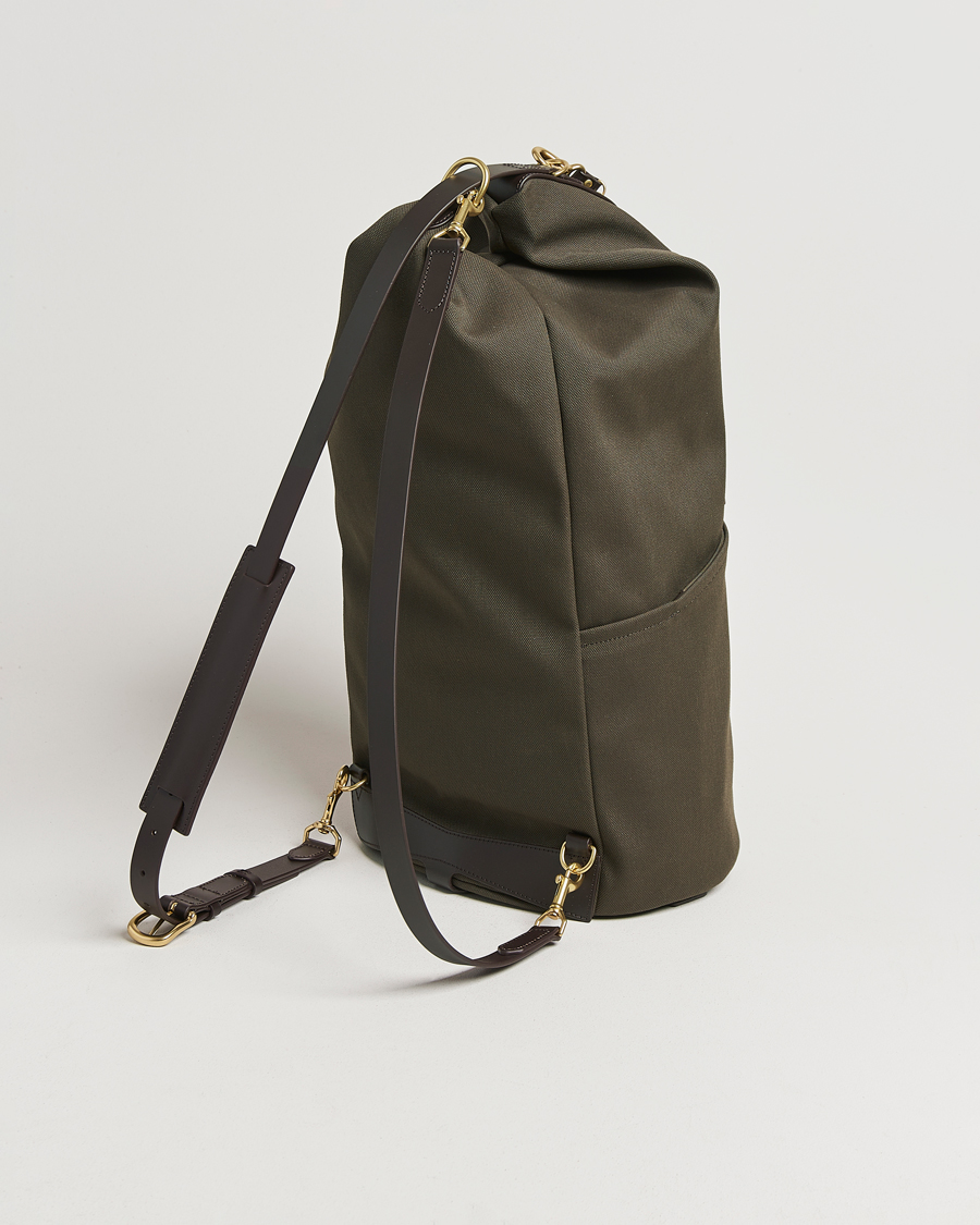 Heren | Tassen | Mismo | M/S Carpet Bag Army/Dark Brown
