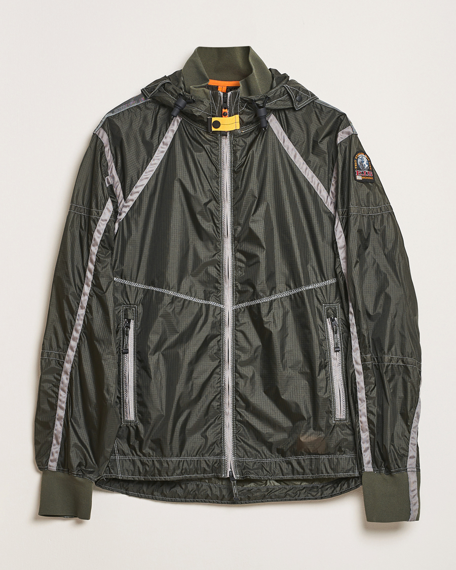 Heren | Jassen | Parajumpers | Edge Nylon Double Ripstop Hooded Jacket Thyme Green