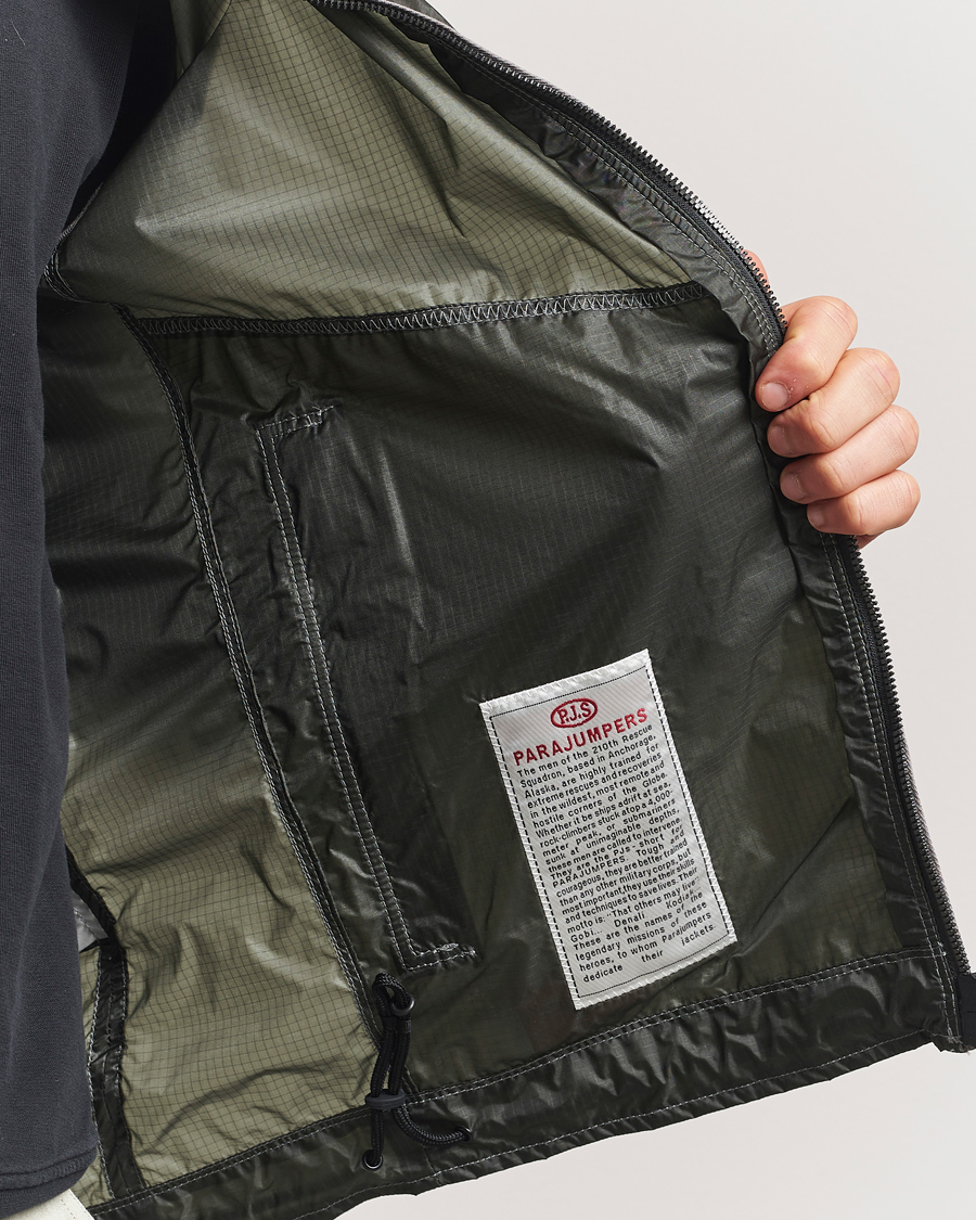 Heren | Jassen | Parajumpers | Edge Nylon Double Ripstop Hooded Jacket Thyme Green
