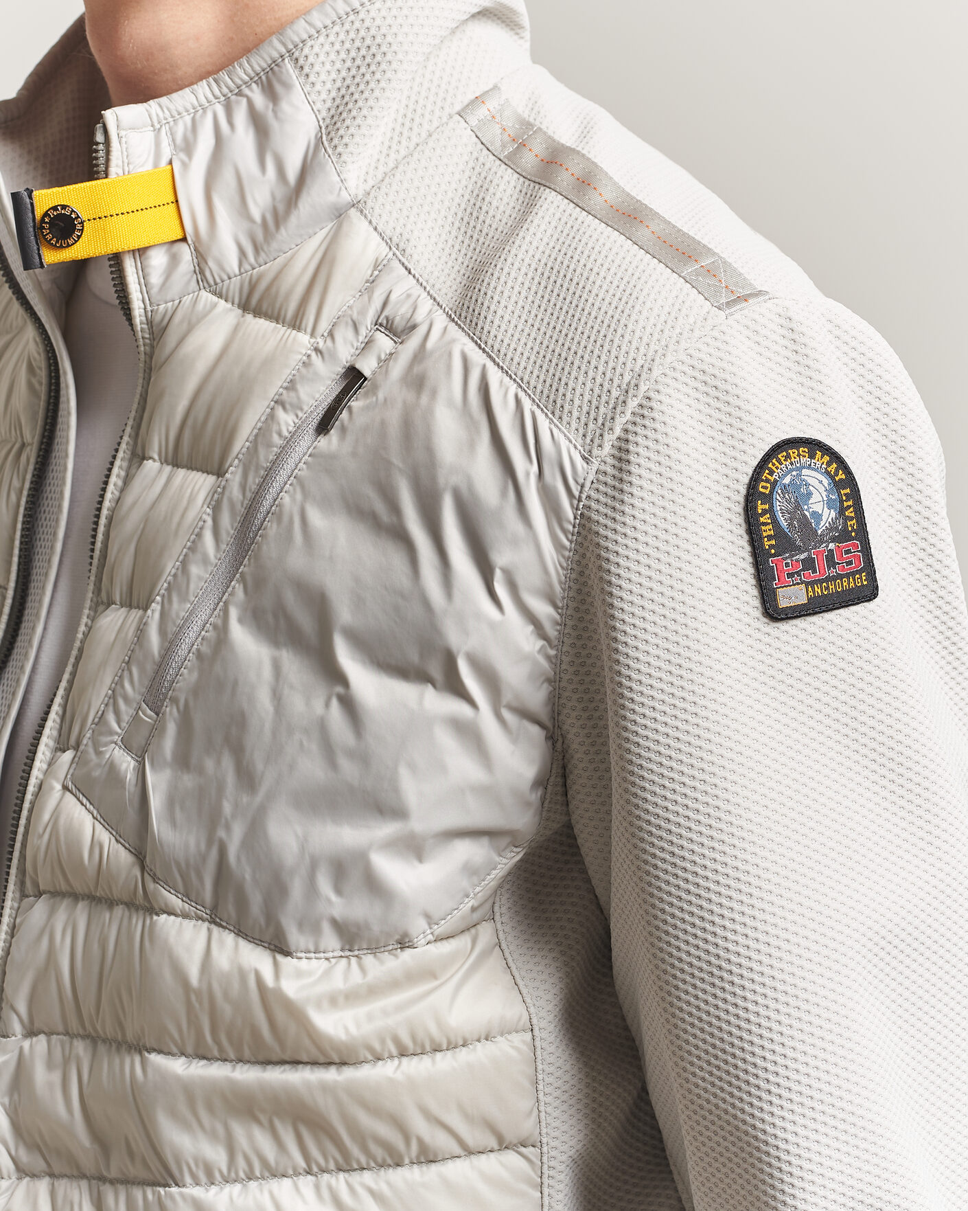 Heren | Jassen | Parajumpers | Jayden Mesh Hybrid Jacket Ghiaccio