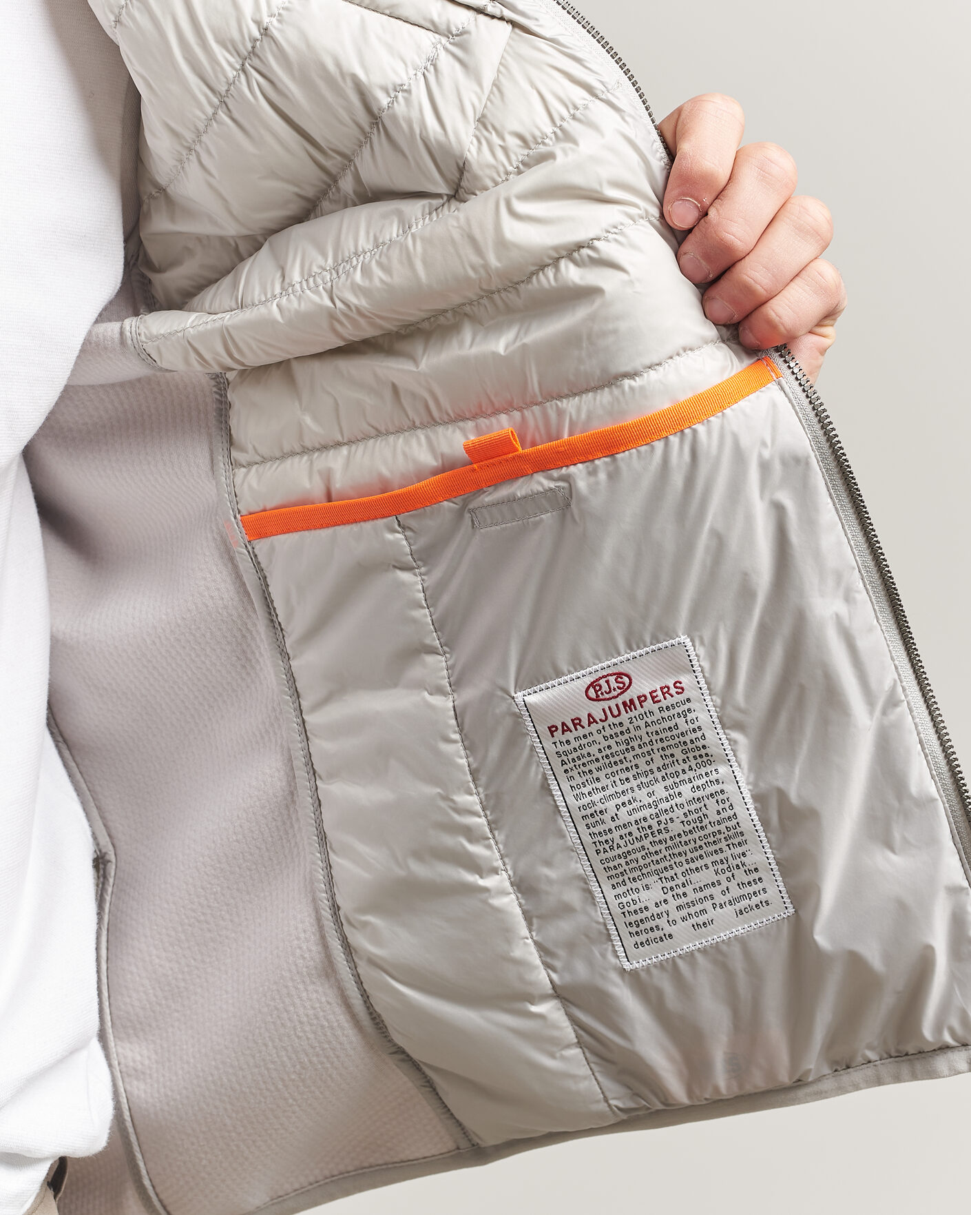 Heren | Jassen | Parajumpers | Jayden Mesh Hybrid Jacket Ghiaccio