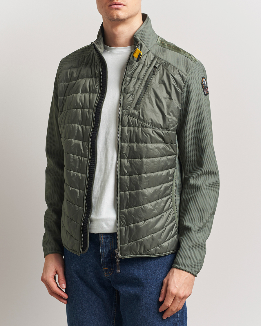 Heren | Jassen | Parajumpers | Jayden Mesh Hybrid Jacket Thyme Green