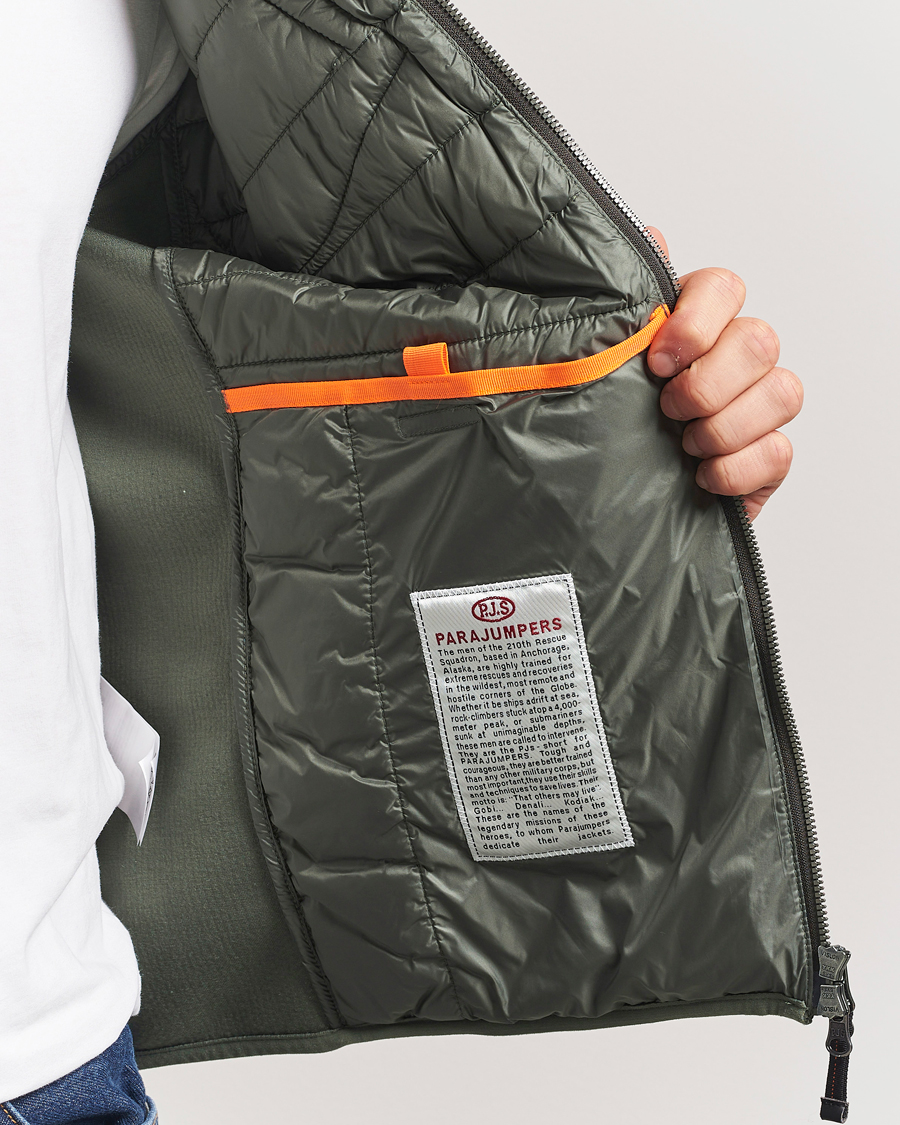 Heren | Jassen | Parajumpers | Jayden Mesh Hybrid Jacket Thyme Green