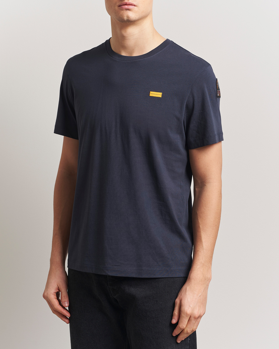 Heren | T-shirts | Parajumpers | Iconic Crew Neck T-Shirt Blue Navy