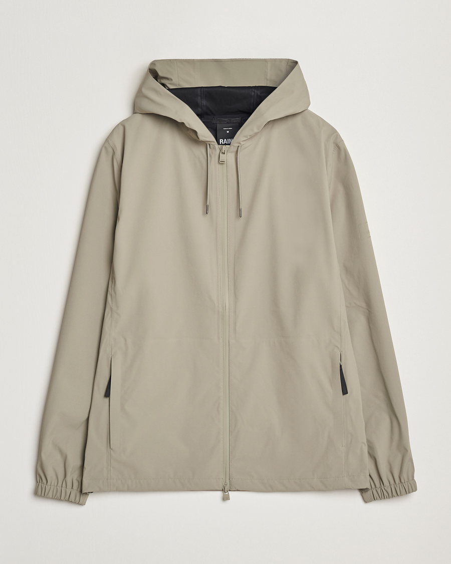 Heren | Jassen | RAINS | Suva Hooded Waterproof Jacket Drift