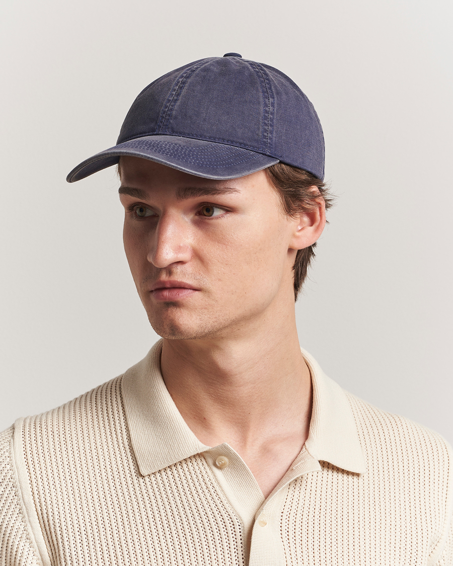 Heren | Hoeden en petten | Varsity Headwear | Washed Cotton Baseball Cap Navy