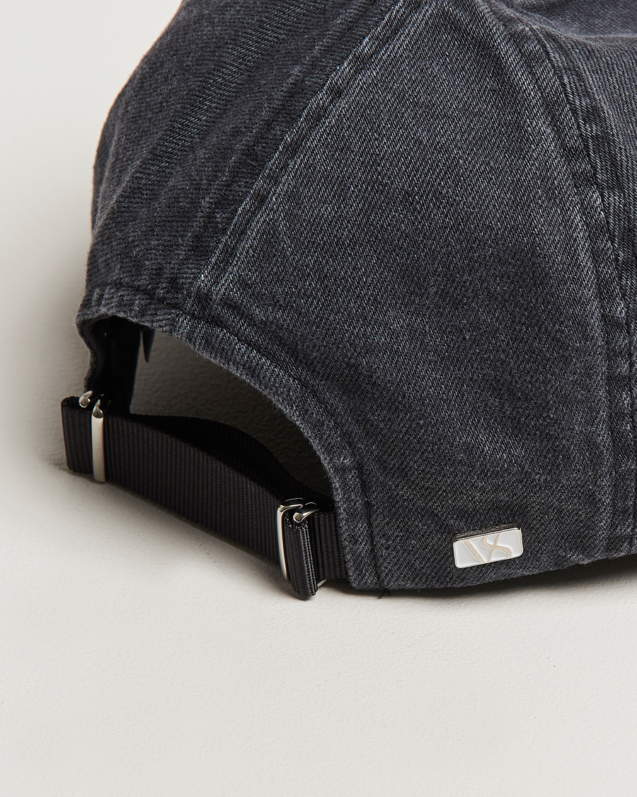 Heren | Hoeden en petten | Varsity Headwear | Washed Denim Baseball Cap Black