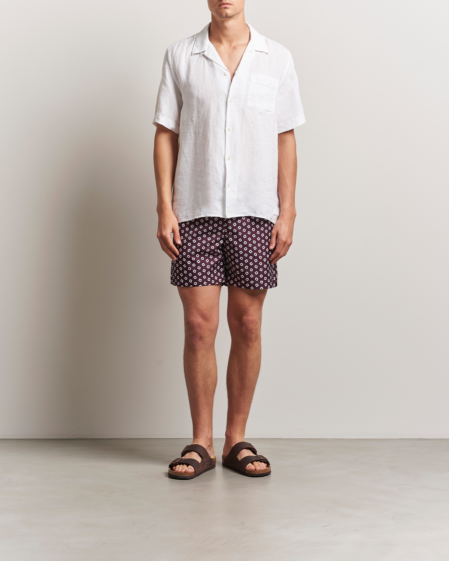 Heren | Overhemden | Vilebrequin | Charli Resort Short Sleeve Shirt Blanc