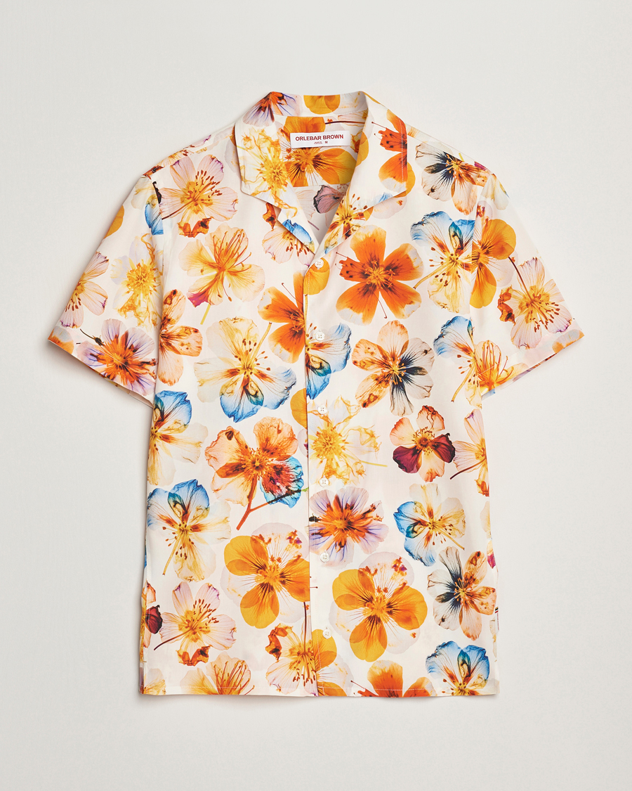 Heren | Overhemden | Orlebar Brown | Hibbert Oshibana Printed Shirt White Sand