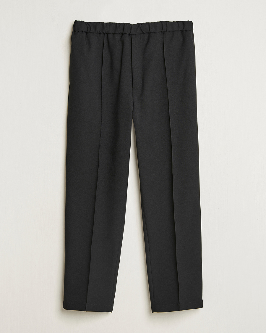 Heren | Broeken | Jil Sander | Regular Fit Gabardine Trousers Black
