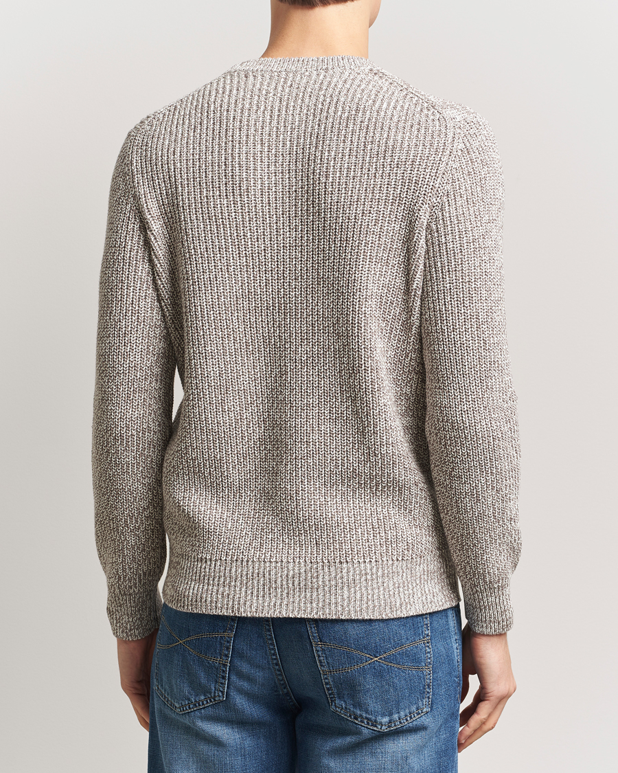 Heren | Truien | Brunello Cucinelli | Melange Rib Sweater Beige