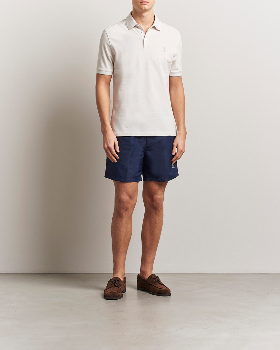 Heren | Zwembroek | Brunello Cucinelli | Nylon Swim Trunks Navy