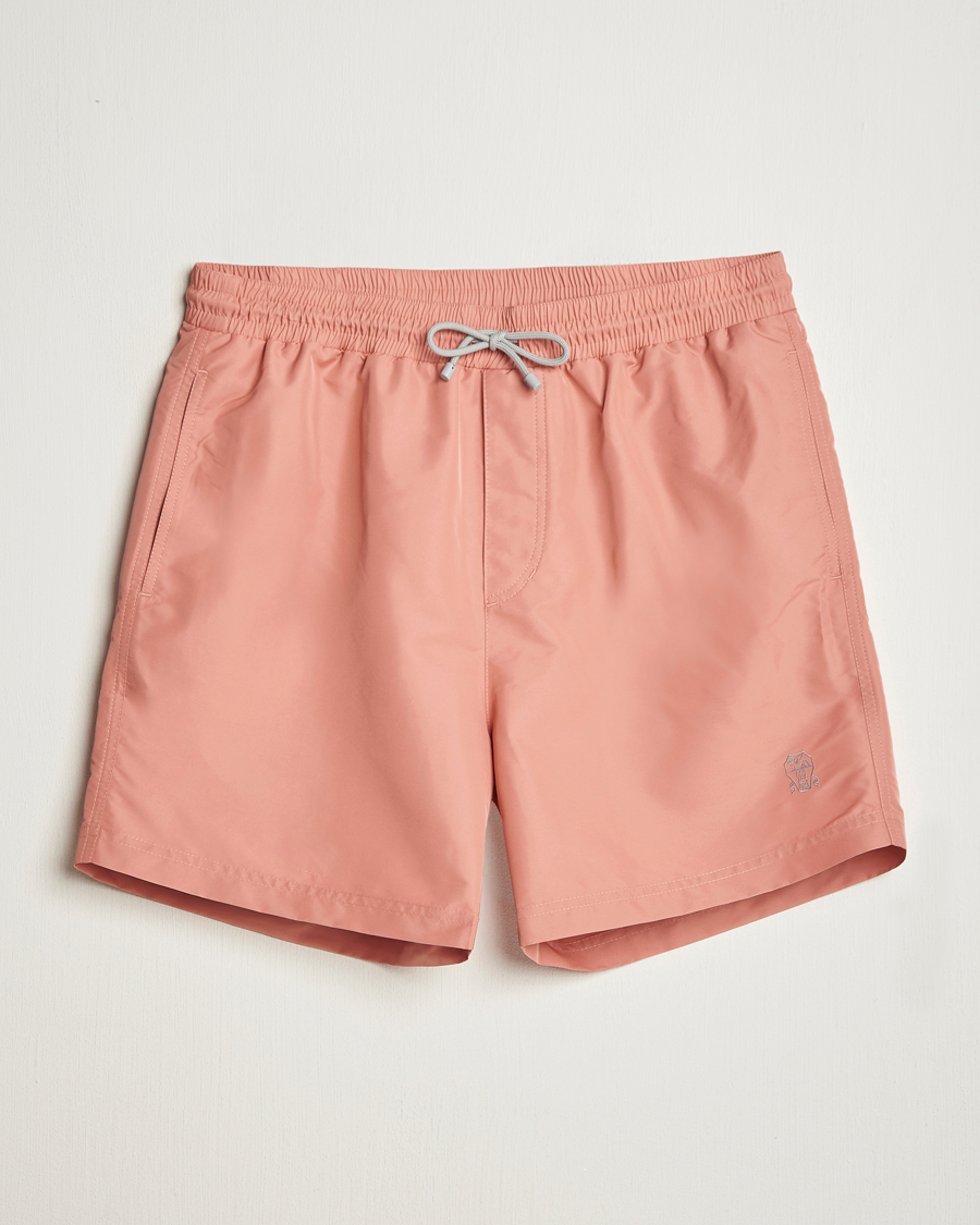 Heren | Zwembroek | Brunello Cucinelli | Nylon Swim Trunks Dusty Red