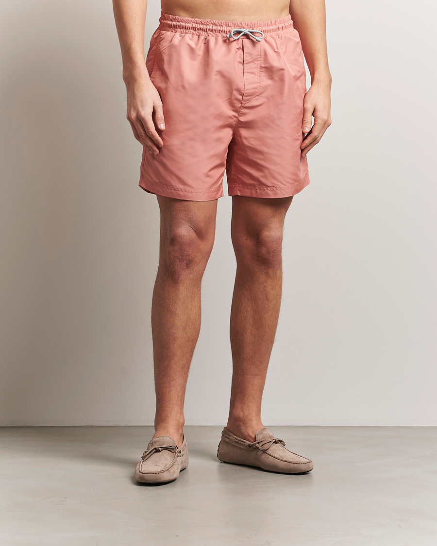 Heren | Zwembroek | Brunello Cucinelli | Nylon Swim Trunks Dusty Red