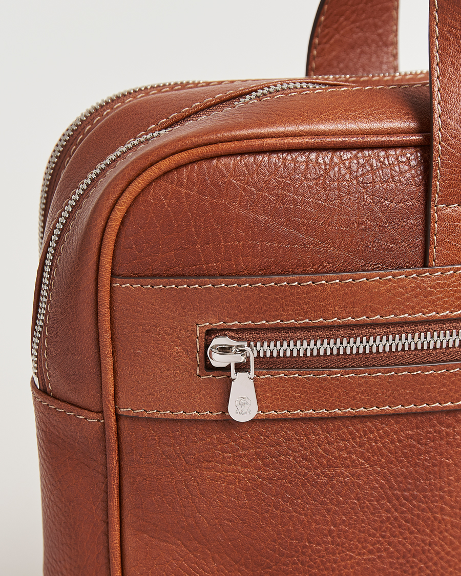 Heren | Tassen | Brunello Cucinelli | Grain Leather Briefcase Cognac