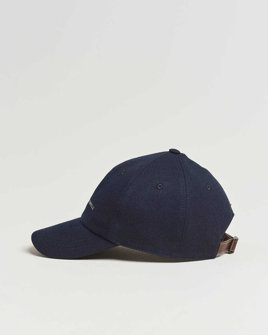 Heren | Hoeden en petten | Brunello Cucinelli | Twill Cotton Baseball Cap Navy