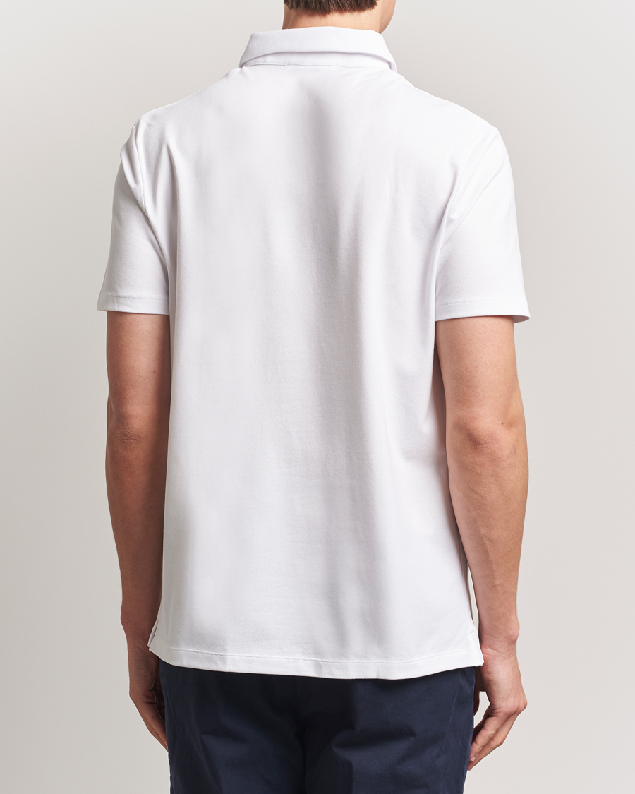 Heren | Polo's | Charles Tyrwhitt | Short Sleeve Cotton Pique Polo White