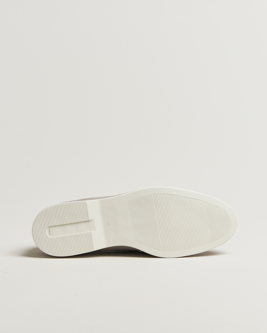 Heren | Instappers | Charles Tyrwhitt | Suede Slip On Loafers Light Grey