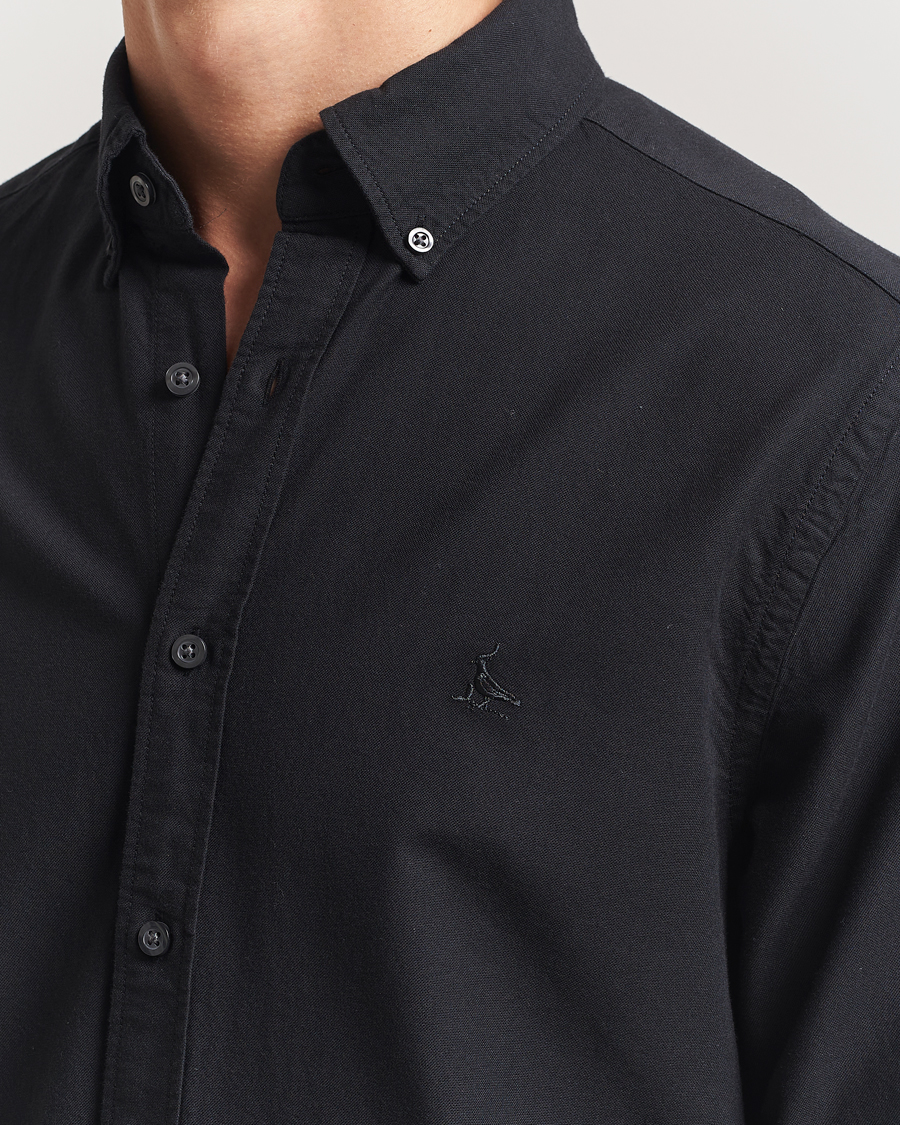 Heren | Overhemden | Charles Tyrwhitt | Button Down Stretch Oxford Shirt Black