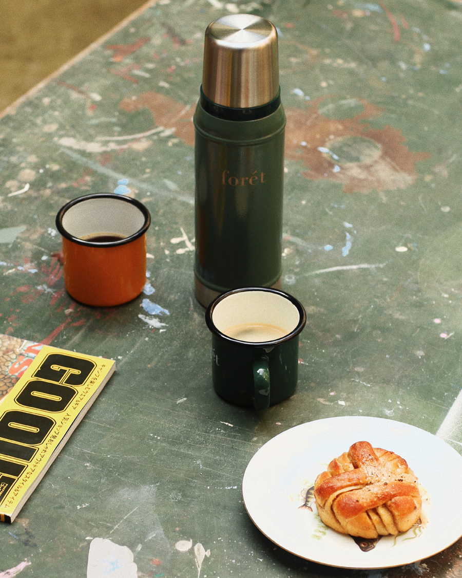 Heren | Outdoor living | Forét | x Stanley Bottle 0,75L Army