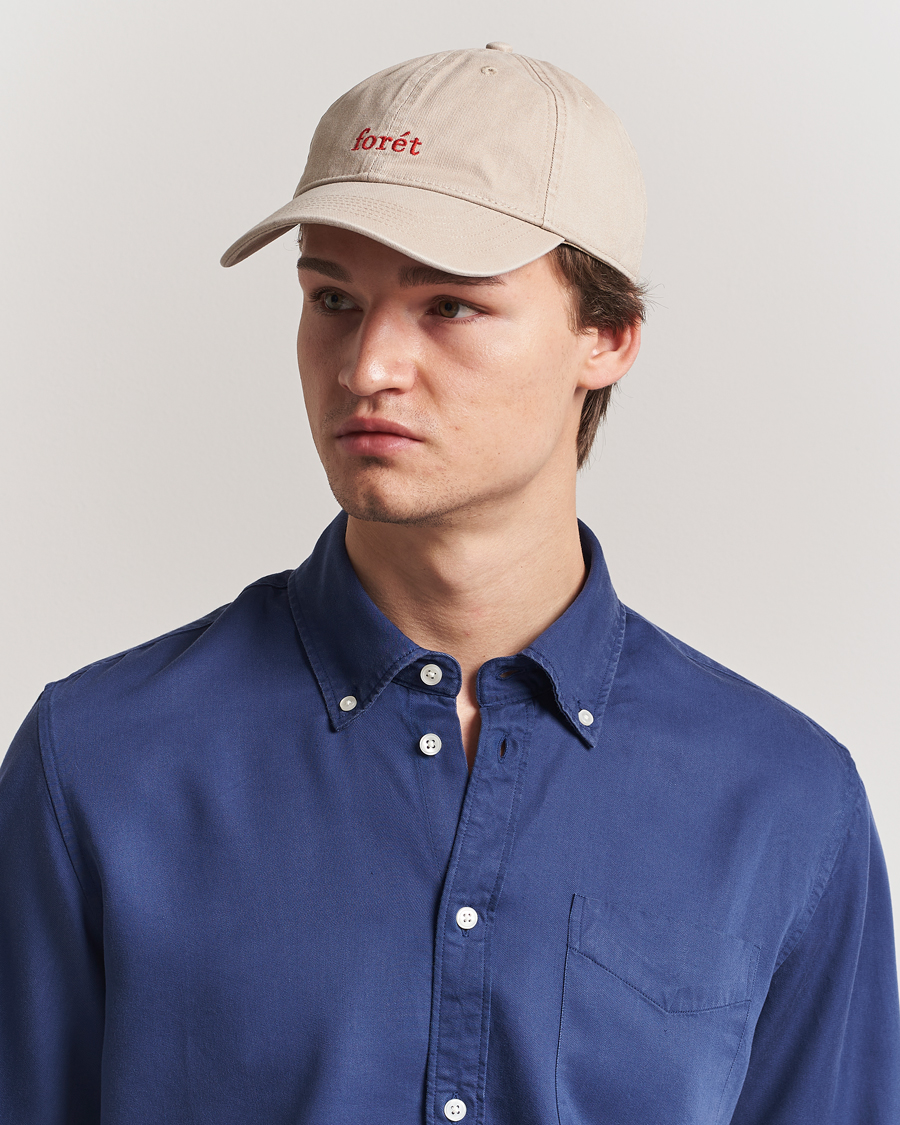 Heren | Hoeden en petten | Forét | Hawk Washed Cap Khaki