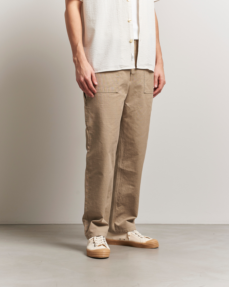 Heren | Broeken | Forét | Sienna Workwear Pants Khaki