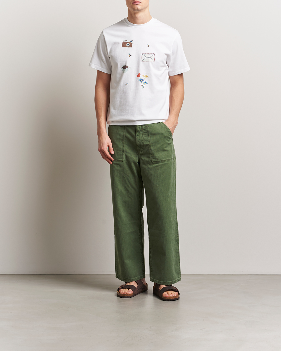 Heren | T-shirts | Forét | Things T-Shirt White